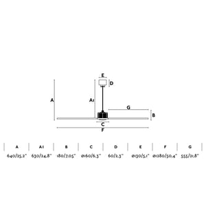 Faro Faro 33399 Marrone Ventilatore Per Soffitto Senza Luce Just