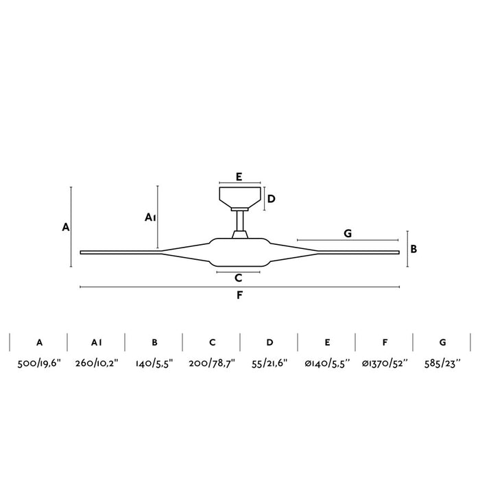 Faro Faro 33548 Bianco Ventilatore Per Soffitto Bianco Con Led