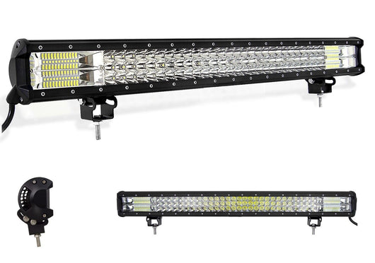 FARO BARRA SUPPLEMENTARE PROFONDITA AUTO FUORISTRADA.  12V 24V 96 LED 288W 6000K