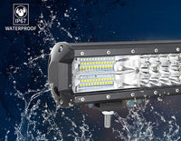 FARO BARRA SUPPLEMENTARE PROFONDITA AUTO FUORISTRADA.  12V 24V 96 LED 288W 6000K