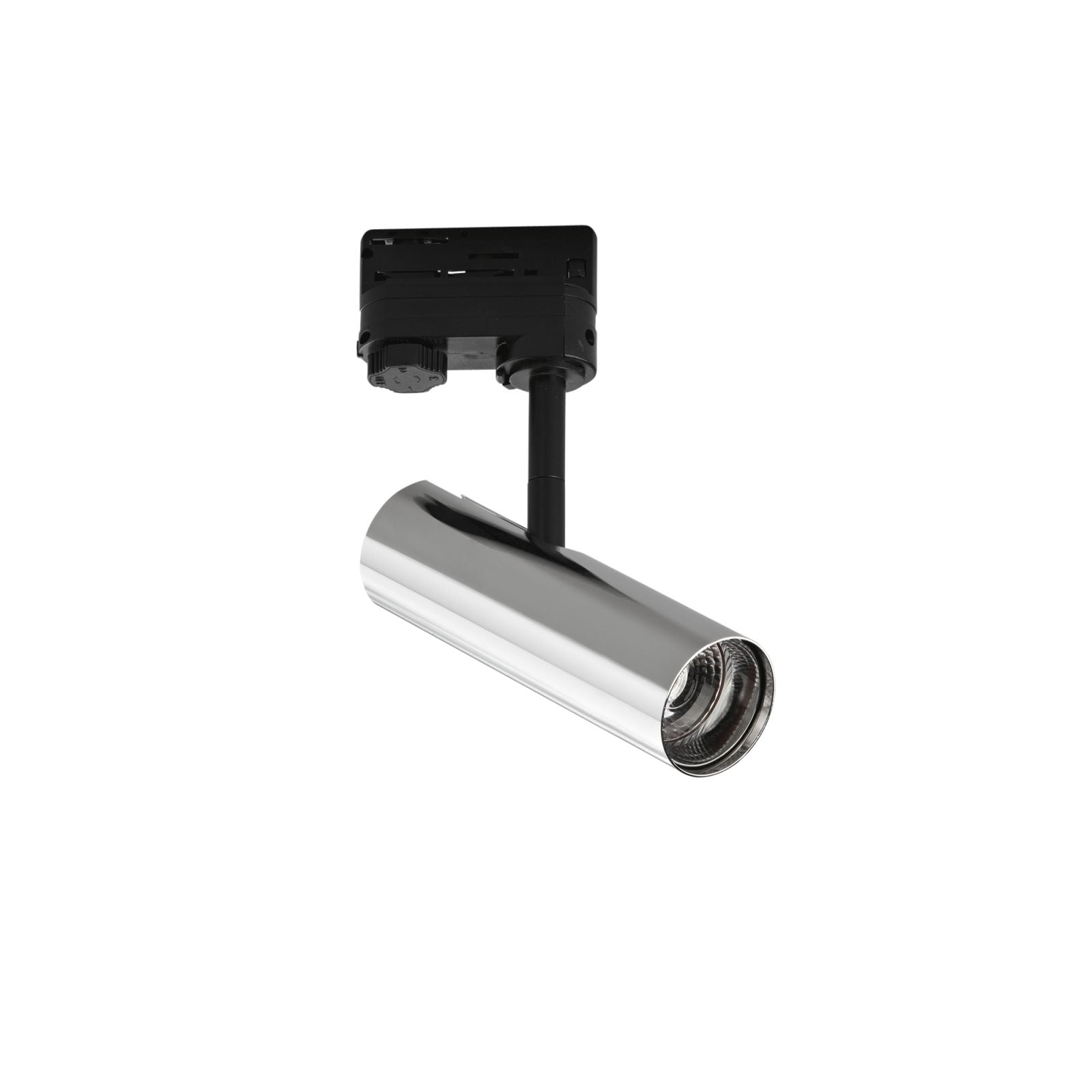 FARO BINARIO LED ROCKET CROMO IN ALLUMINIO 7W 500LM 3000K 16,5X16,5X5 CM.