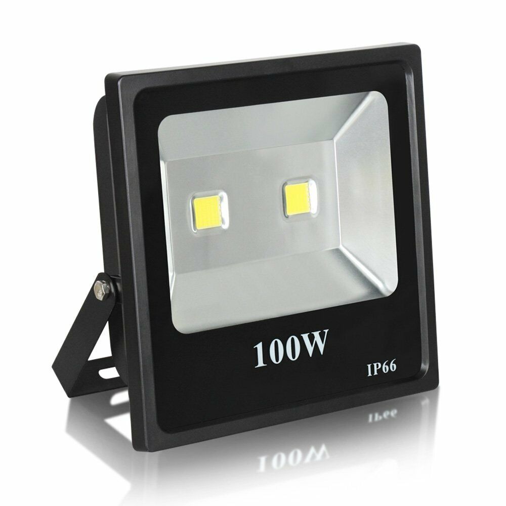 FARO DA Esterno Faretto Proiettore LED SMD 100W Watt SLIM IP66 220V.33400