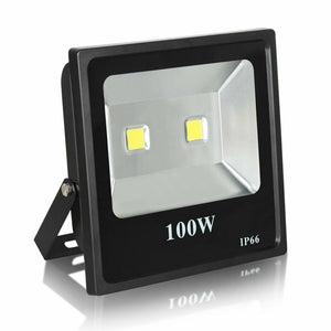 FARO DA Esterno Faretto Proiettore LED SMD 100W Watt SLIM IP66 220V.33400