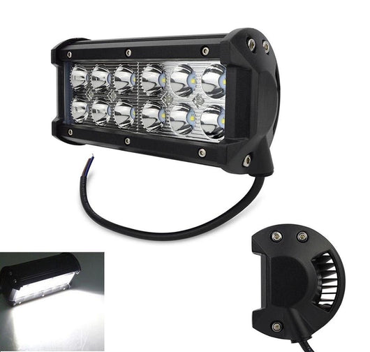 FARO LAMPADA SUPPLEMENTARE PROFONDITA AUTO FUORISTRADA 12V 12 LED 36W 6000K IP68