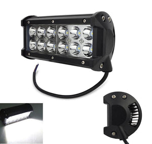 FARO LAMPADA SUPPLEMENTARE PROFONDITA AUTO FUORISTRADA 12V 12 LED 36W 6000K IP68