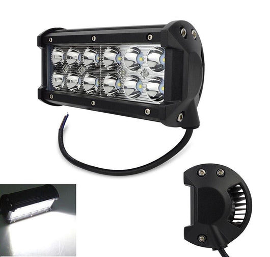 FARO LAMPADA SUPPLEMENTARE PROFONDITA AUTO FUORISTRADA 12V 12 LED 36W 6000K IP68