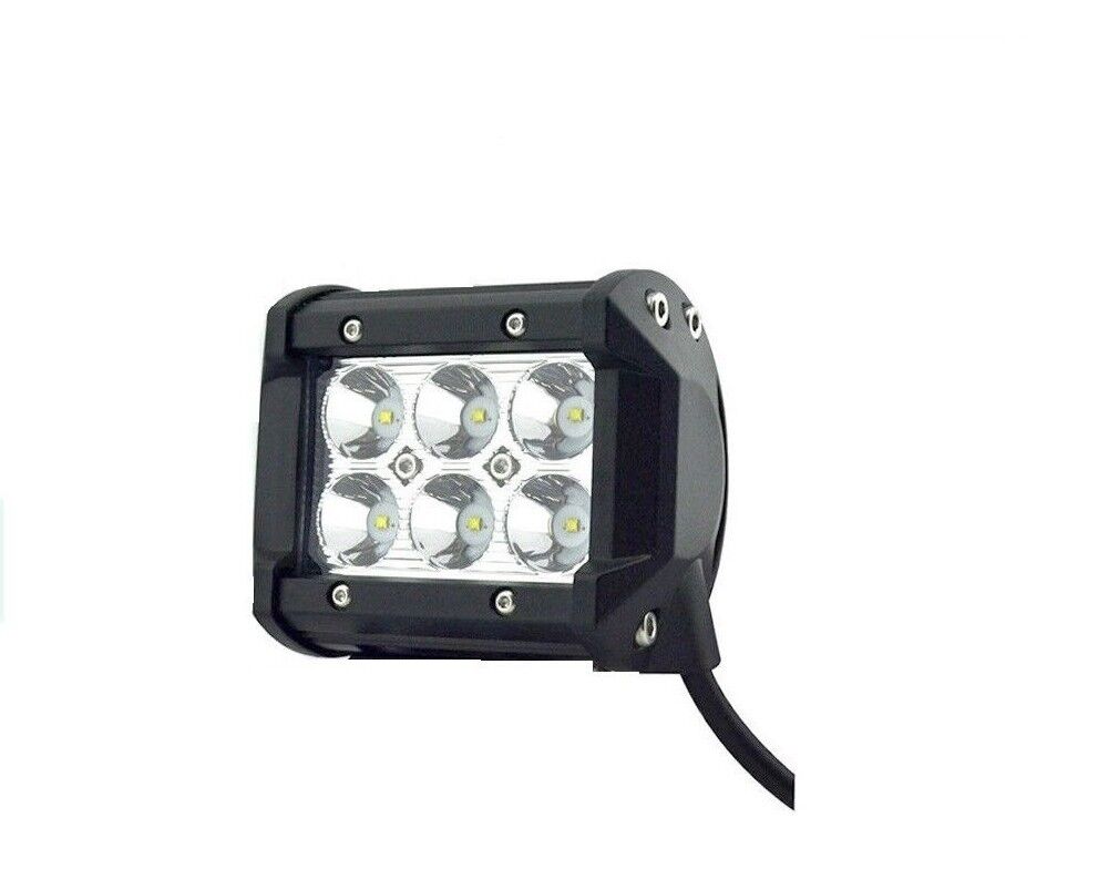 FARO LAMPADA SUPPLEMENTARE PROFONDITA AUTO FUORISTRADA 12V 6 LED 18W 6000K IP68