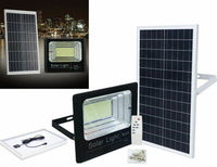 FARO LED CON PANNELLO SOLARE CREPUSCOLARE DA 300W + TELECOMANDO