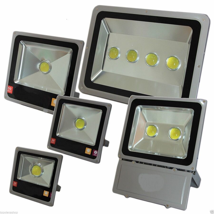 FARO LED ESTERNO IP66 SLIM ALTA LUMINOSITA' LUCE BIANCA PER ESTERNI IP66 20 Watt