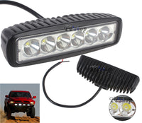FARO PER AUTO FUORISTRADA 12V 6 LED 18W IP68 LAMPADA SUPPLEMENTARE PROFONDITA'