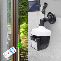 FARO SOLARE 300 LED SMD CON TELECOMANDO FARETTO SENSORE DI MOVIMENTO JX-8116A