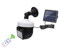 FARO SOLARE 300 LED SMD CON TELECOMANDO FARETTO SENSORE DI MOVIMENTO JX-8116A