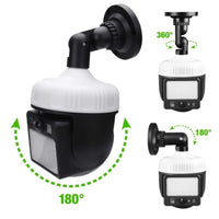 FARO SOLARE 300 LED SMD CON TELECOMANDO FARETTO SENSORE DI MOVIMENTO JX-8116A