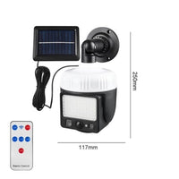 FARO SOLARE 300 LED SMD CON TELECOMANDO FARETTO SENSORE DI MOVIMENTO JX-8116A