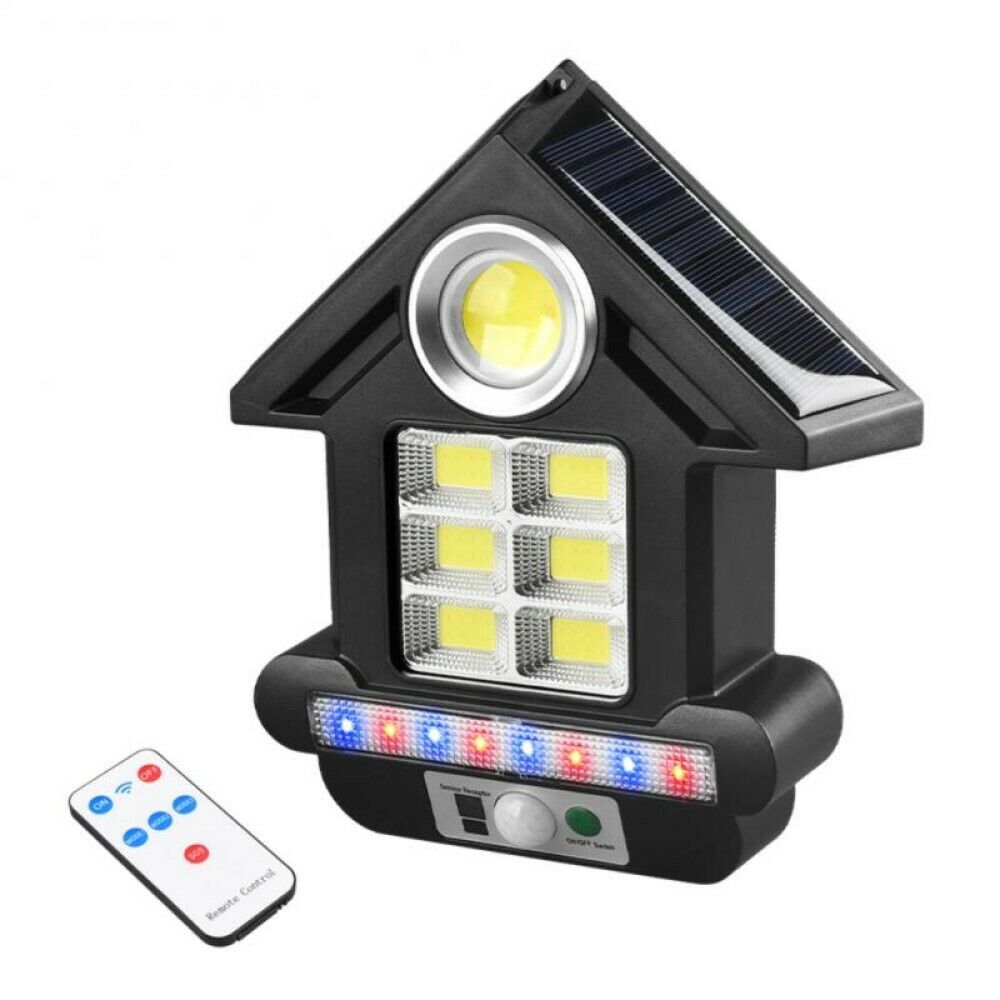 FARO SOLARE CON PANNELLO FARETTO SENSORE DI MOVIMENTO 81 LED COB CL-S180
