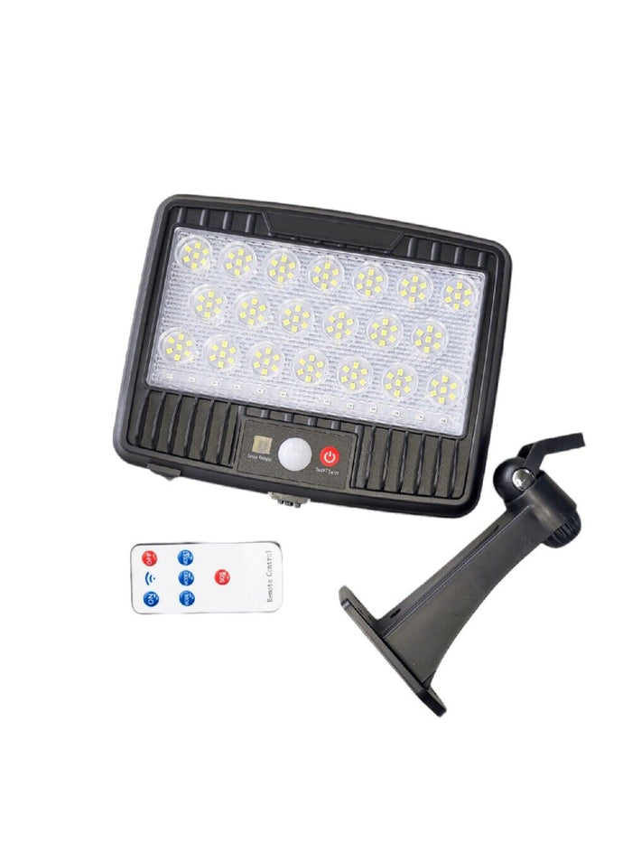 FARO SOLARE FARETTO CON TELECOMANDO SENSORE DI MOVIMENTO 140 + 6 LED FO-TA155