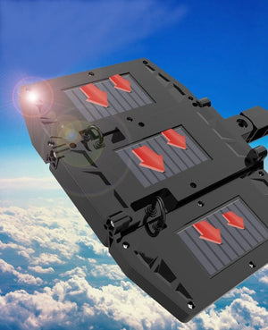 FARO SOLARE FARETTO CON TELECOMANDO SENSORE DI MOVIMENTO 264 LED COB HS-V97