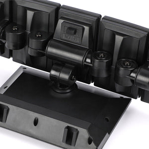 FARO SOLARE LED ORIENTABILE FARETTO TELECOMANDO SENSORE DI MOVIMENTO 300LED