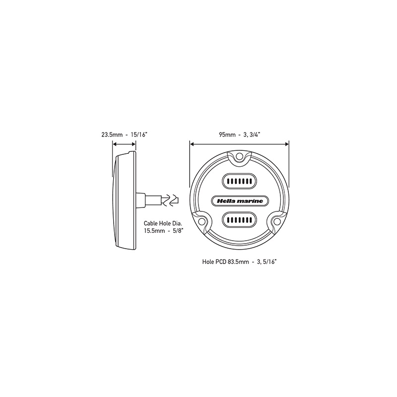 FARO SUB APELO A1 LED CARBON RGB
