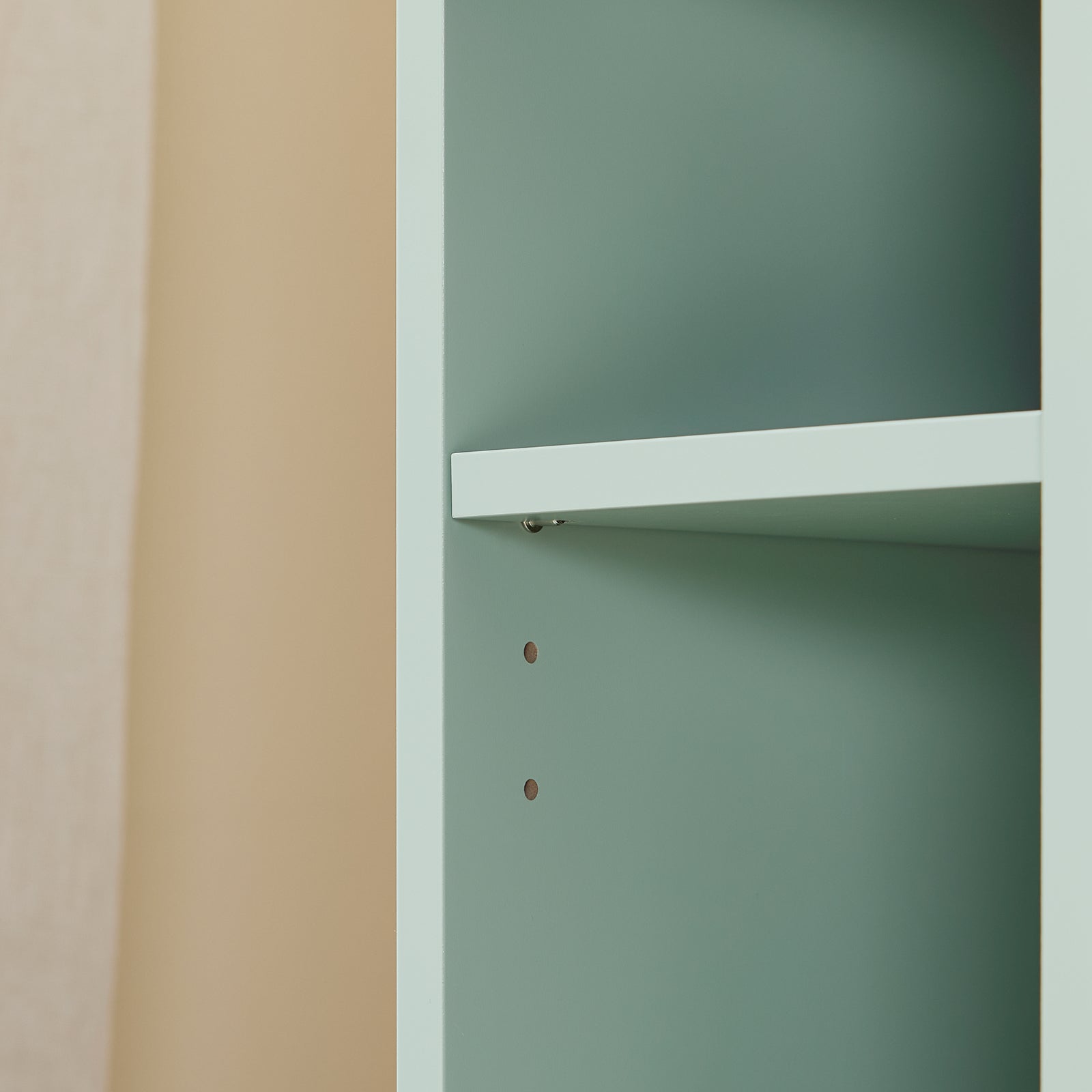 SoBuy Comodino Sottile comodino per camera da letto con cassetto e 2 ripiano comodini per camera da letto e soggiorno Tavolino divano Verde L20 x P35 x A61 cm FBT111-GR