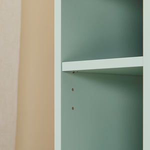 SoBuy Comodino Sottile comodino per camera da letto con cassetto e 2 ripiano comodini per camera da letto e soggiorno Tavolino divano Verde L20 x P35 x A61 cm FBT111-GR