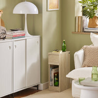 SET 2 Comodini 20x60x35 Cm Naturali FBT111-Nx2