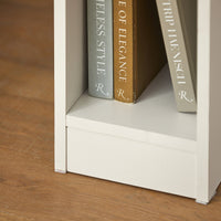 Comodino con cassetto per letto a molle 20x60x35 cm Bianco FBT111-WN