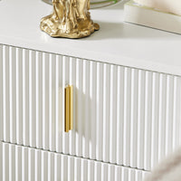 Comodini letto con cassetti Tavolino da salotto o soggiorno Tavolino telefono 40x40cm Bianco 2 cassetti FBT115-W