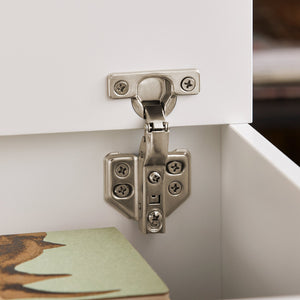 FBT134-W - Armadio per documenti, con 4 ruote, per ufficio, bianco, larghezza ca. 30 x 61 x 70 cm