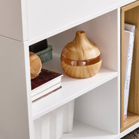 FBT134-W - Armadio per documenti, con 4 ruote, per ufficio, bianco, larghezza ca. 30 x 61 x 70 cm