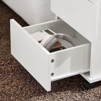 SoBuy Tavolino con ruote 75x35x61cm FBT141-W