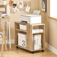 FBT34-N,Tavolino basso da salotto con ruote,Mobile multiuso