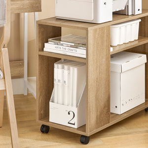 FBT34-N,Tavolino basso da salotto con ruote,Mobile multiuso