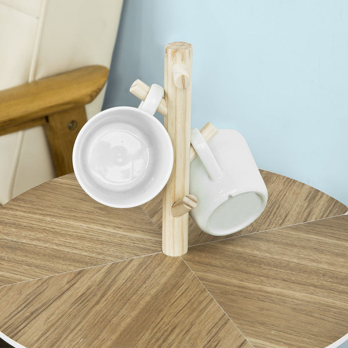  Tavolino da caffè, Tavolino basso da divano,con porta bicchieri,FBT38-WN,IT