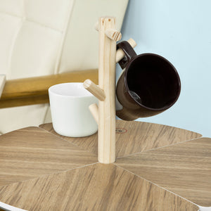  Tavolino da caffè, Tavolino basso da divano,con porta bicchieri,FBT38-WN,IT