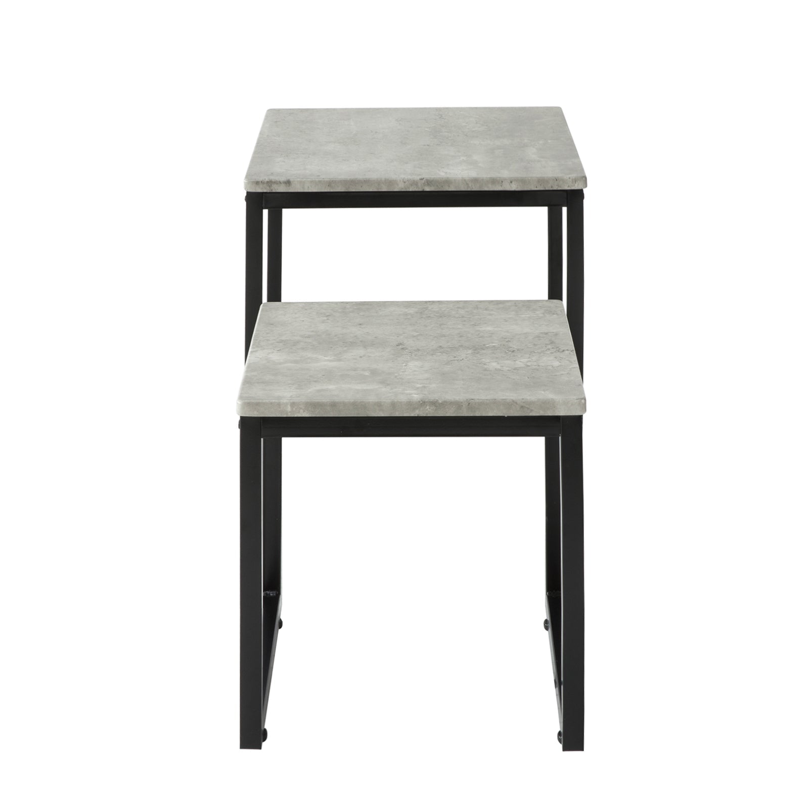 Set tavolini Soggiorno Tavolinetto da Salotto L50*P50*A50cm,Grigio FBT42-HG