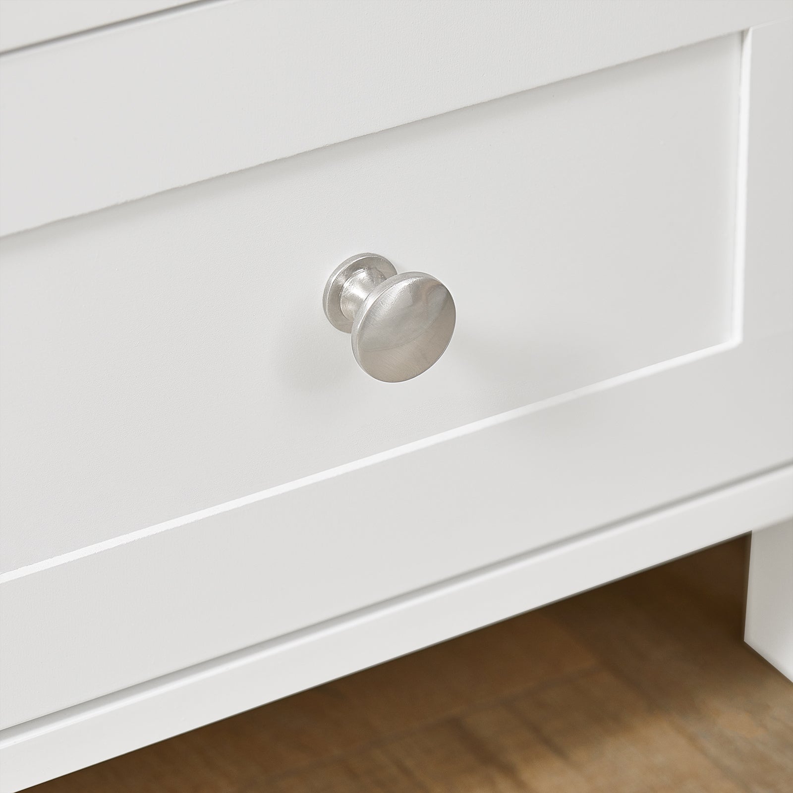 Tavolino comodino alto con cassetto e ripiani Tavolino divano L30xP28xA74cm FBT91-W