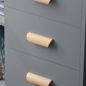 Comodino Piccolo Tavolino Divano Con 3 Cassetti Comodino Comodini L48*P40*A60cm Grigio FBT95-HG SoBuy