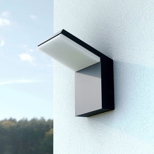 Proiettore led per esterno nero potenza 9 watt luce bianco naturale 4000k ip54