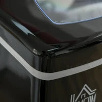 Macchina per Ghiaccio 9 Cubetti in 8-9 Minuti con 3 Dimensioni Regolabili, Nero