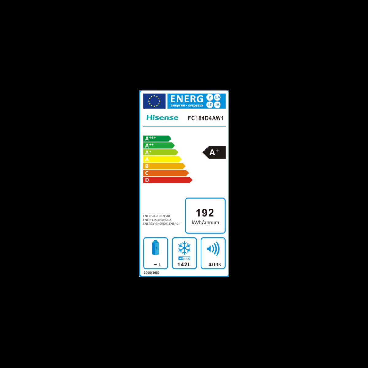 Congelatore a Pozzo Hisense FC184D4AW1 142 Litri Classe A+