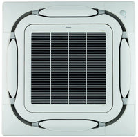 Climatizzatore Condizionatore Daikin Bluevolution Inverter a Cassetta Round Flow SkyAir Alpha-Series 48000 Btu FCAG140B + RZAG140NY1 Trifase R-32 Wi-Fi Optional Con Griglia Standard