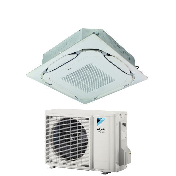 Climatizzatore Condizionatore Daikin Bluevolution a Cassetta Round Flow 18000 Btu FCAG50B + RZAG50A R-32 Wi-Fi Optional Con Griglia Standard Inclusa