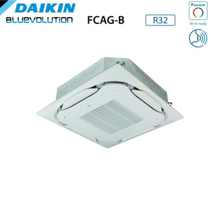 Climatizzatore Condizionatore Daikin Bluevolution a Cassetta Round Flow 21000 Btu FCAG60B R-32 Wi-Fi Optional con Griglia Standard Inclusa - Garanzia Italiana