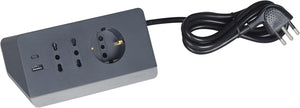 Multipresa da scrivania bticino con usb e interruttore di sicurezza