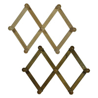 APPENDIABITO ESTENSIBILE 7 posti - legno scuro MADE IN ITALY