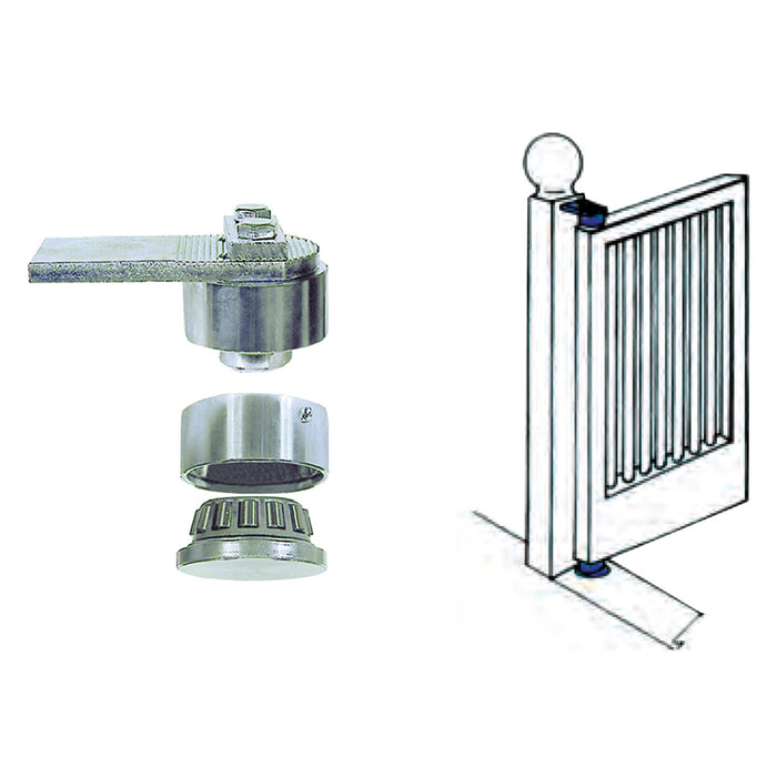 CARDINE REGOLABILE A CUSCINETTO Ã¸ 45 - portata Kg   240 IBFM