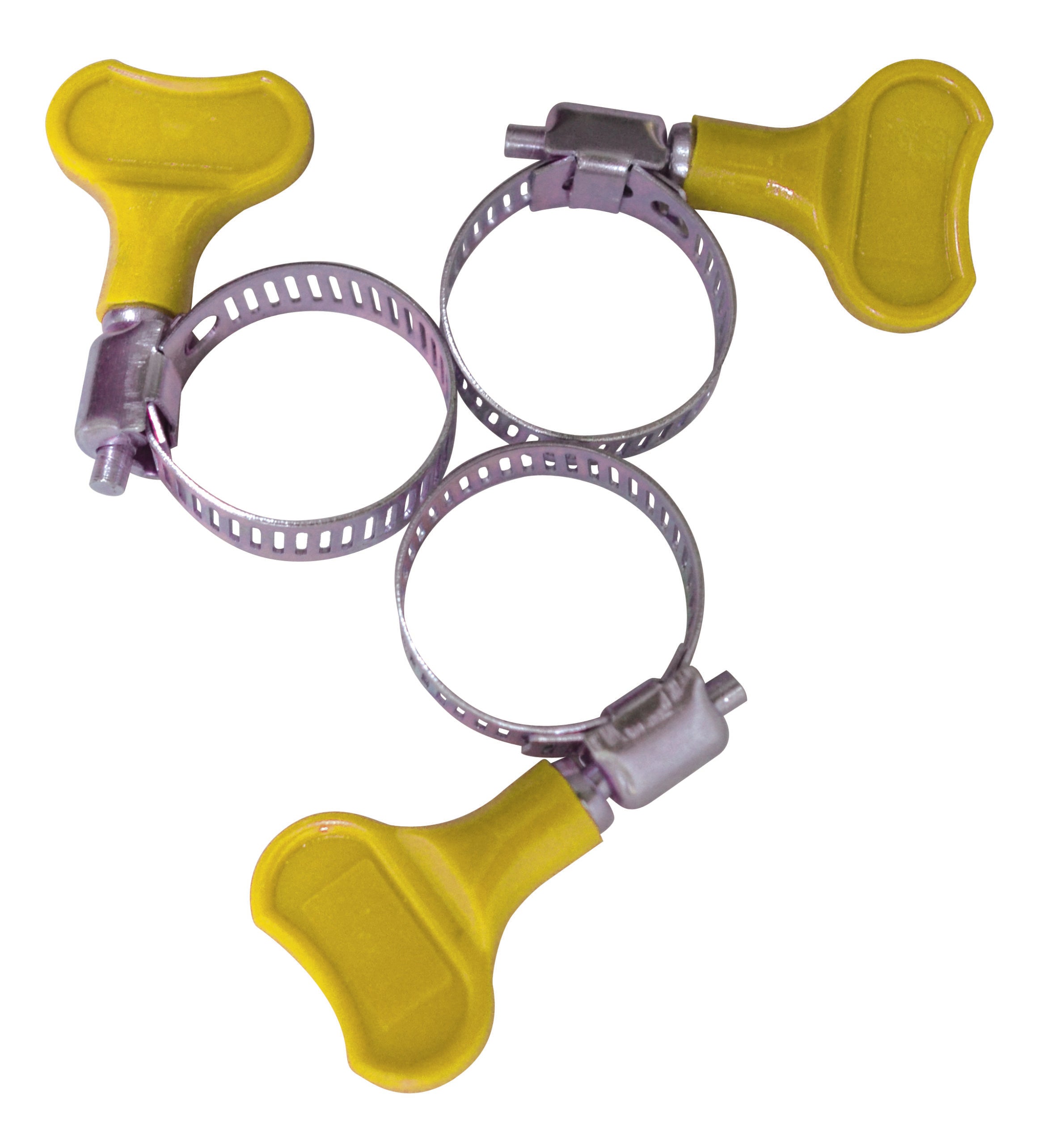 Set 3 pezzi fascette stringitubo in acciaio al carbonio zincato con