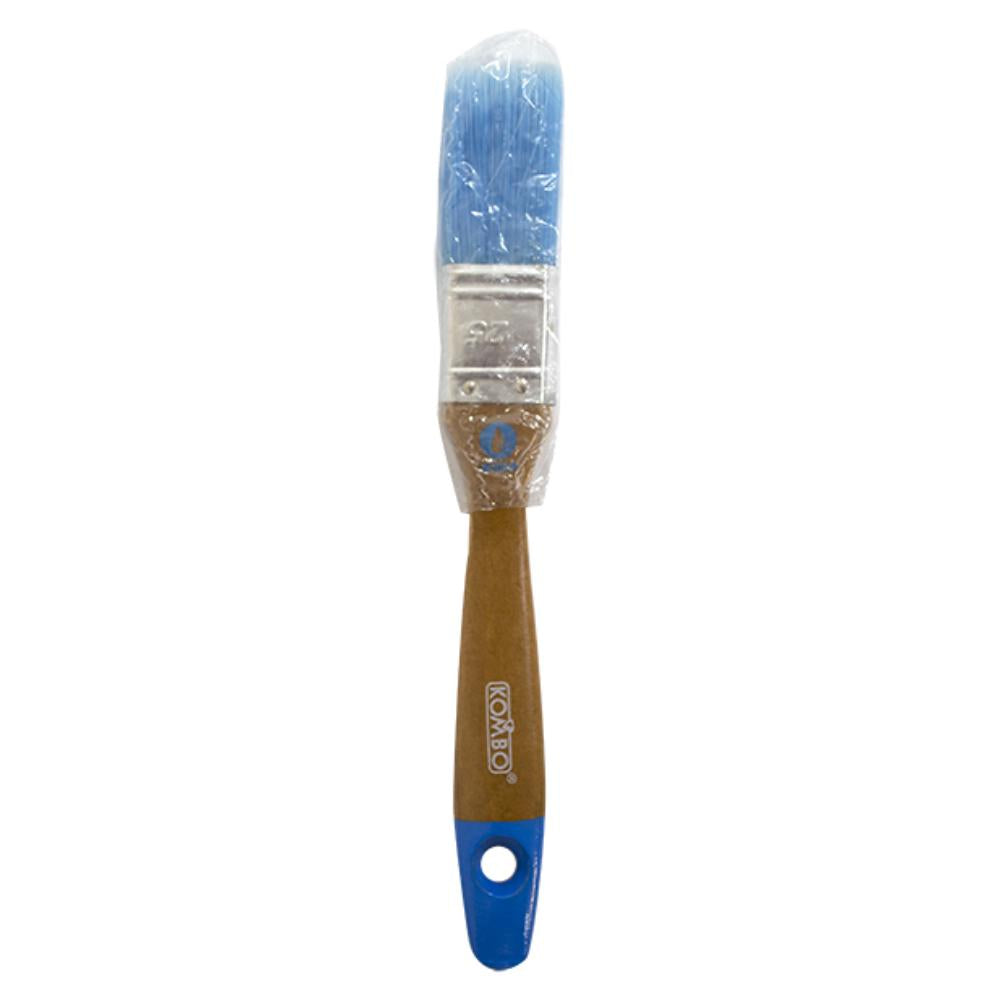 Pennello Piatto per Vernici ad Acqua in Setola Sintetica Alta Qualita' mm30