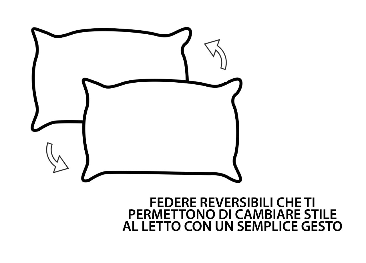 Completo Lenzuola Letto In Cotone Modello Les Uniques Dis. 2511 - Singolo - Beige 138